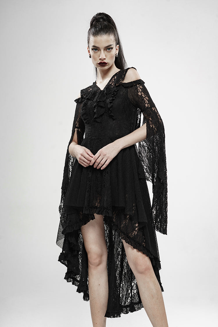 WQ-456 Wilderness Witch Lace Irregular Dress