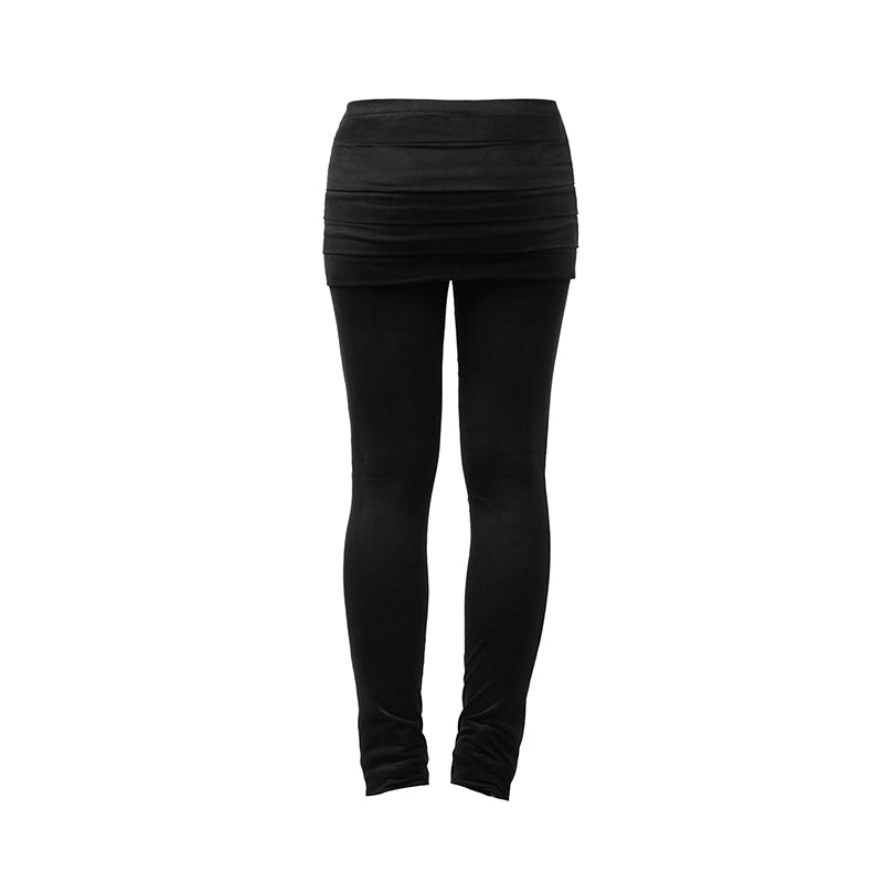 PK-024 One Piece Tight Punk Pants With A Mini-skirt