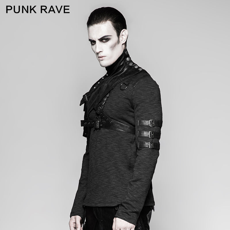 S-207 Punk Accessories Soldier Close-fitting Male Shoulder Armor