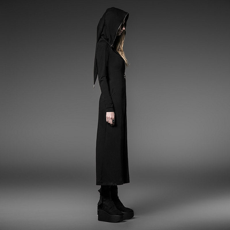 PY-046 Long Witch Gothic Coat With Hooded