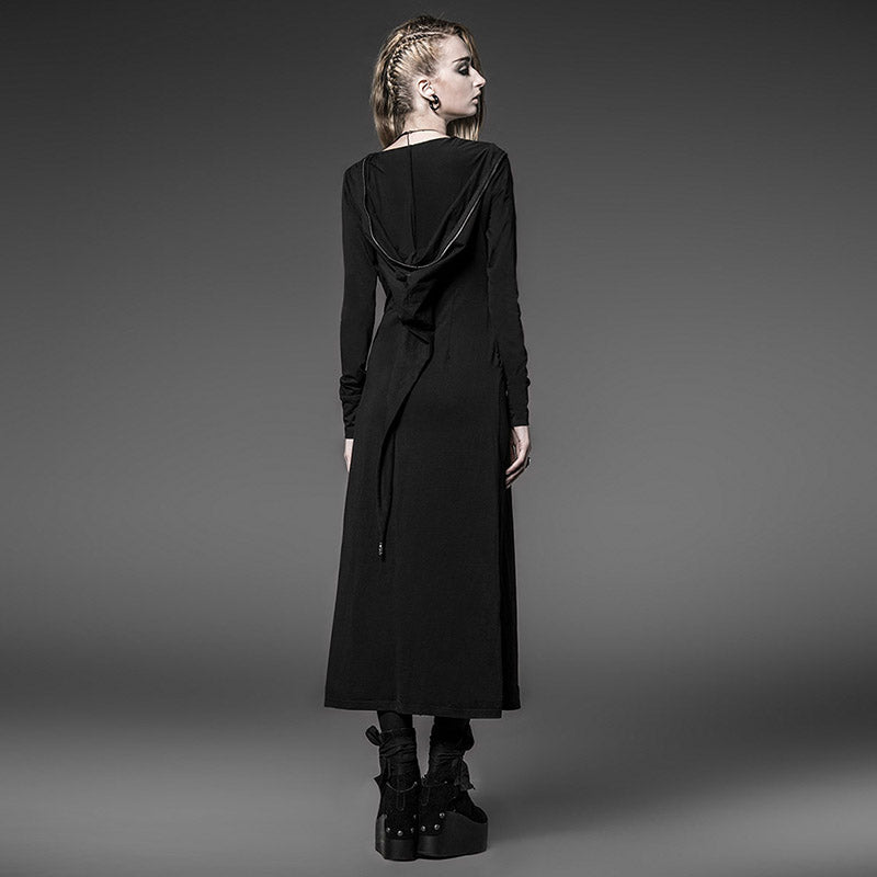 PY-046 Long Witch Gothic Coat With Hooded