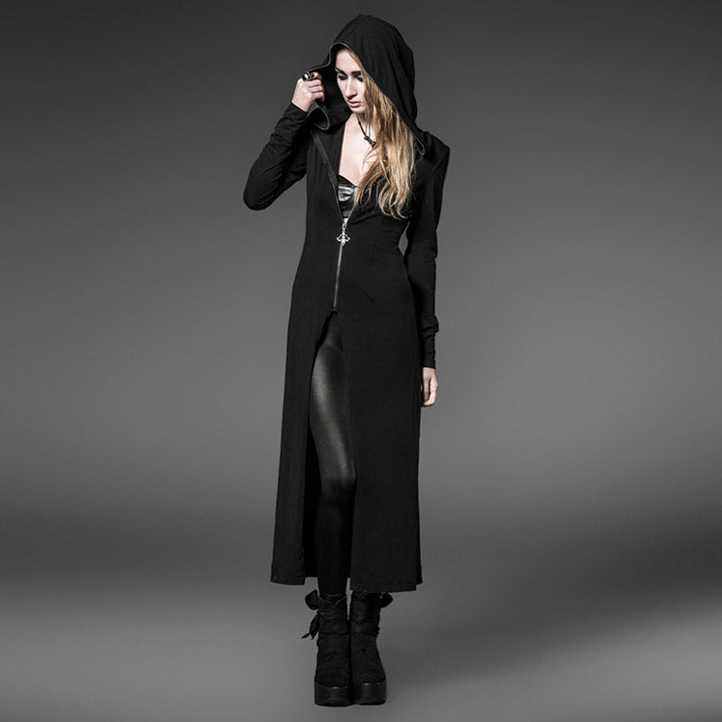 PY-046 Long Witch Gothic Coat With Hooded