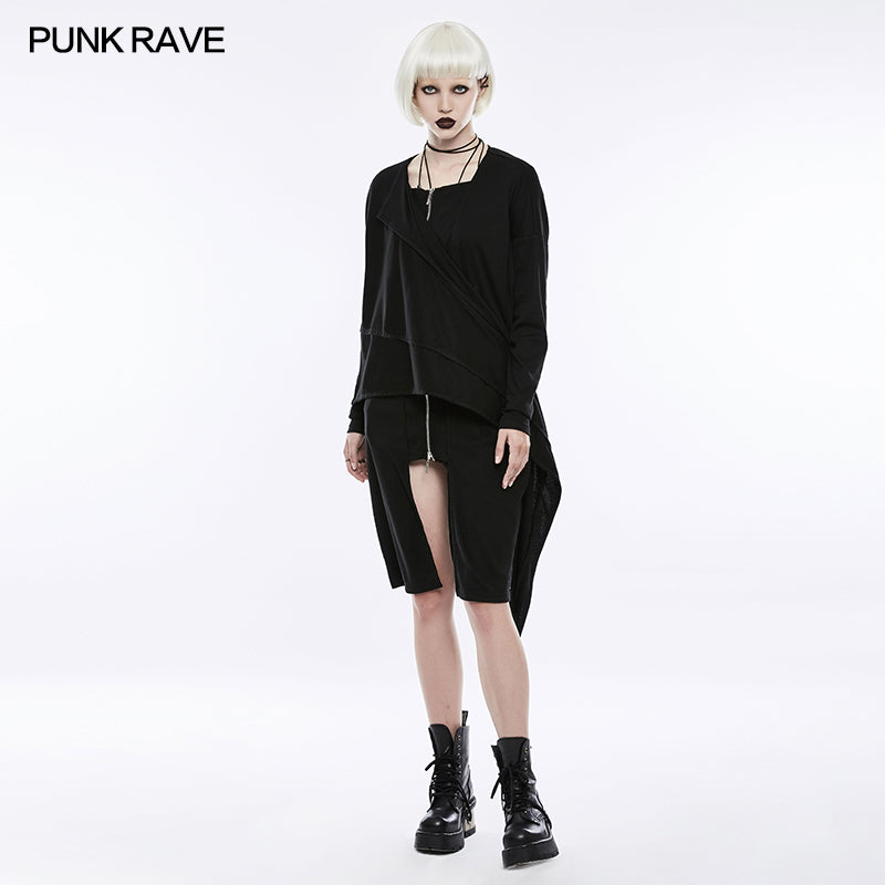 OY-845 Loose Punk Jacket Personality Anterior Cardigan