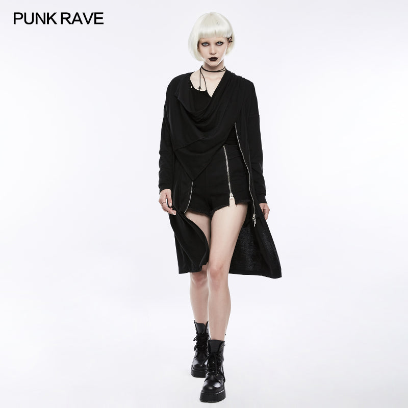 OY-845 Loose Punk Jacket Personality Anterior Cardigan