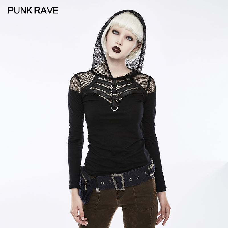 WS-245 Personality Punk Accessory Removable Belt With Vertical Bag