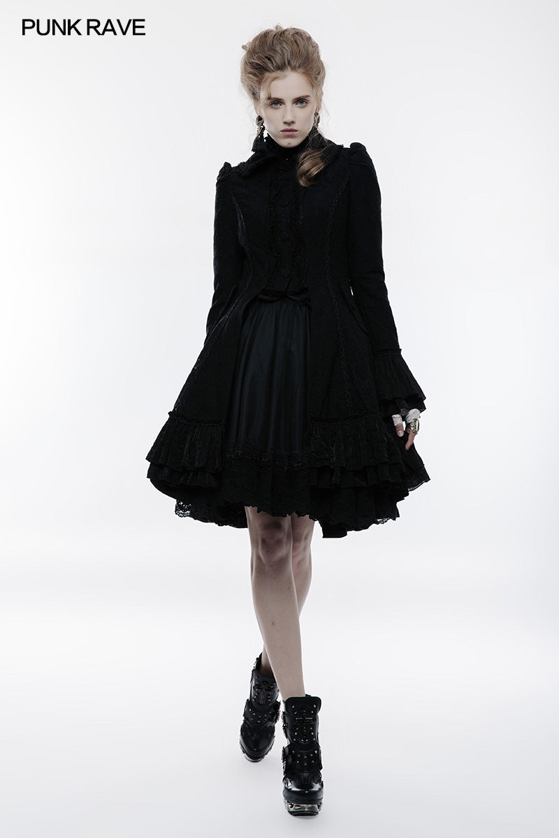 WLY-067 Lolita Lace Overcoat Gothic Coat For Women