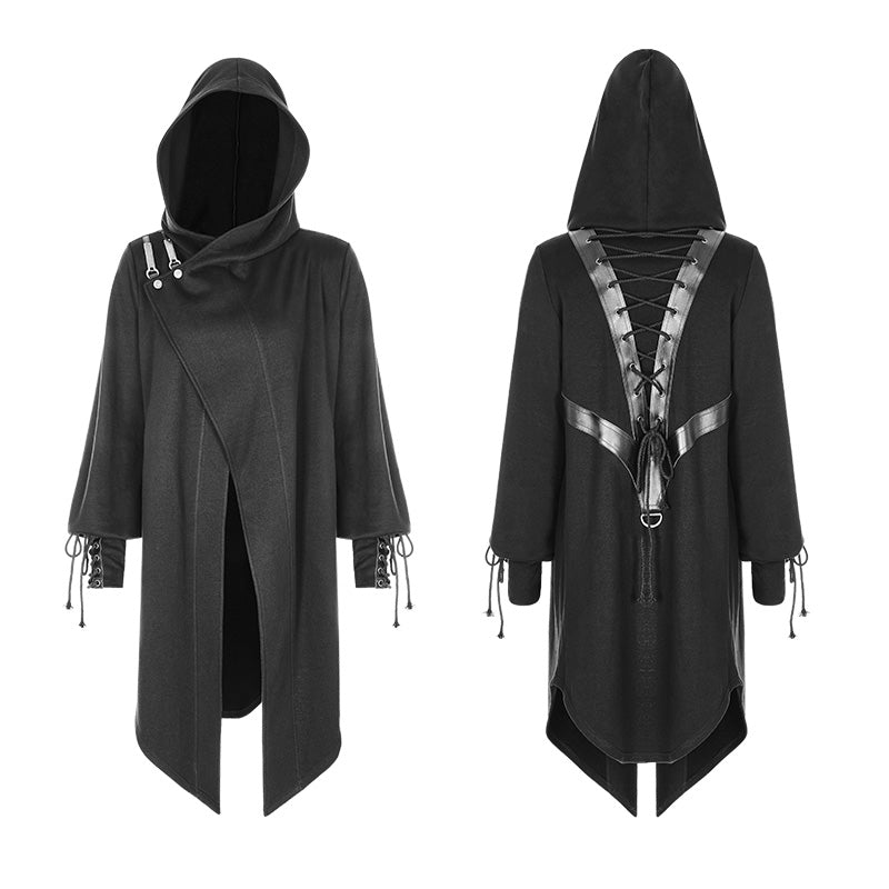 OY-901 Witch Cardigan Sweater Punk Coat With Hood