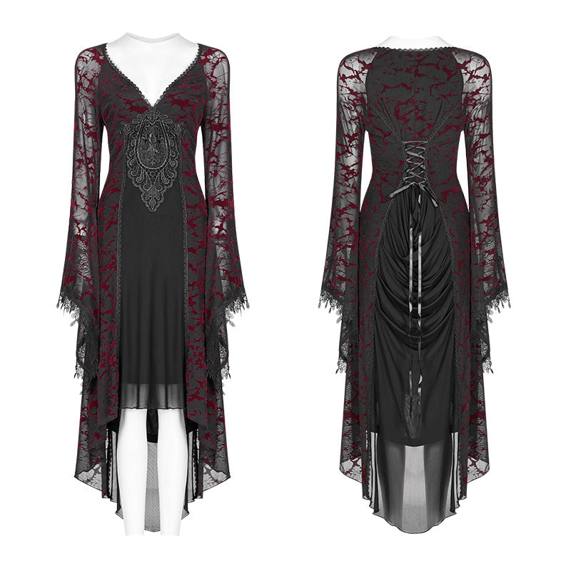 OQ-388 Gothic Goddess Classical Mid-length Dress