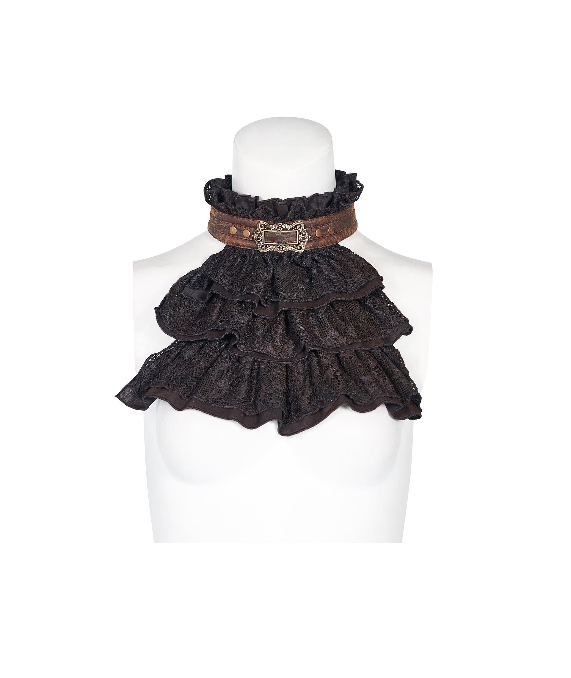 WS-292 Steampunk Necklines Vintage Ruffled Collar