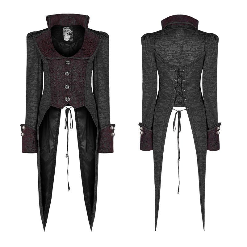 WY-982 Gothic Dress Swallow Tail Coat