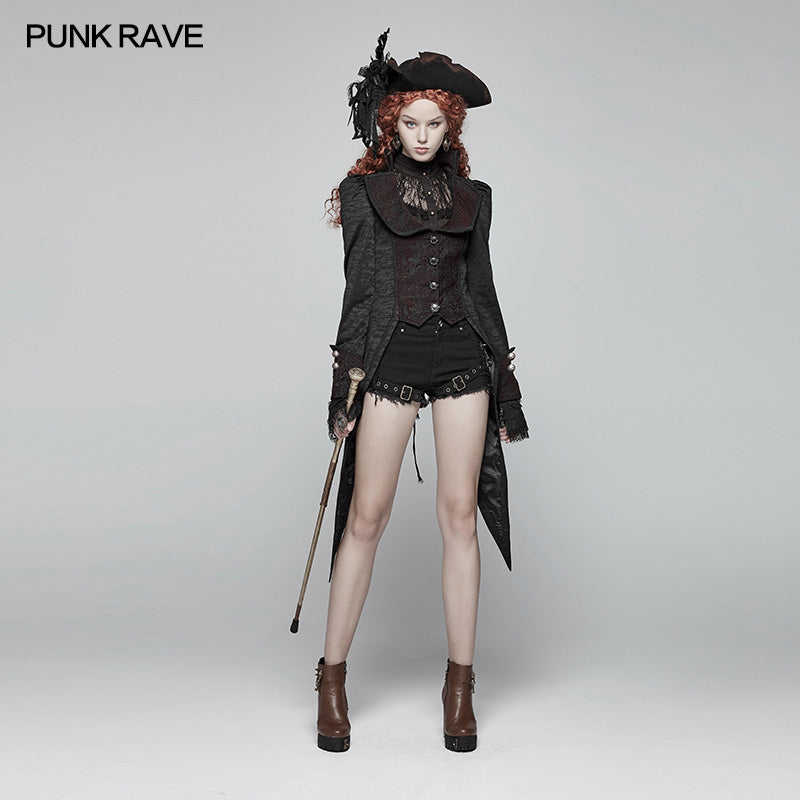 WY-982 Gothic Dress Swallow Tail Coat