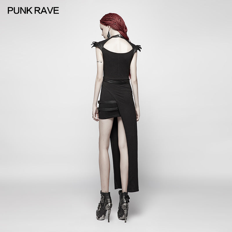 WQ-377 Punk Asymmetric Sexy Dress