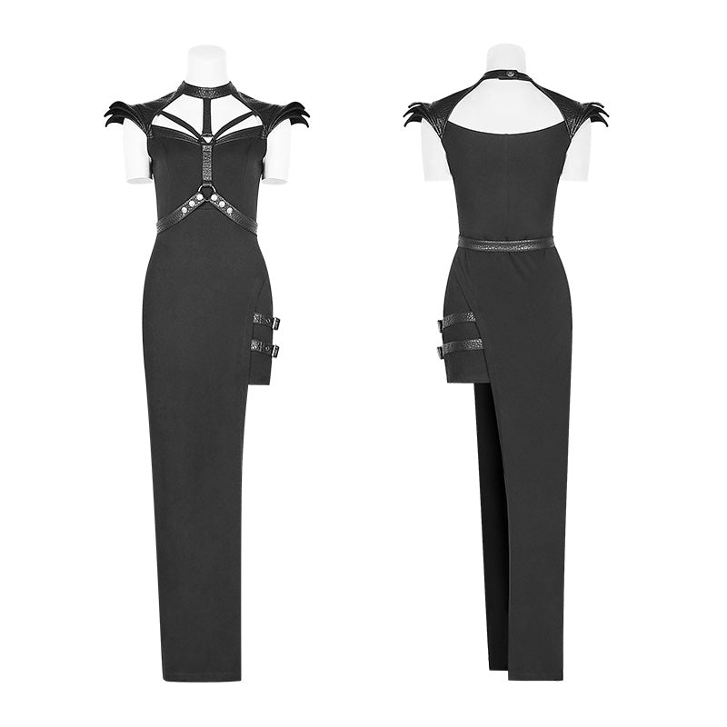 WQ-377 Punk Asymmetric Sexy Dress