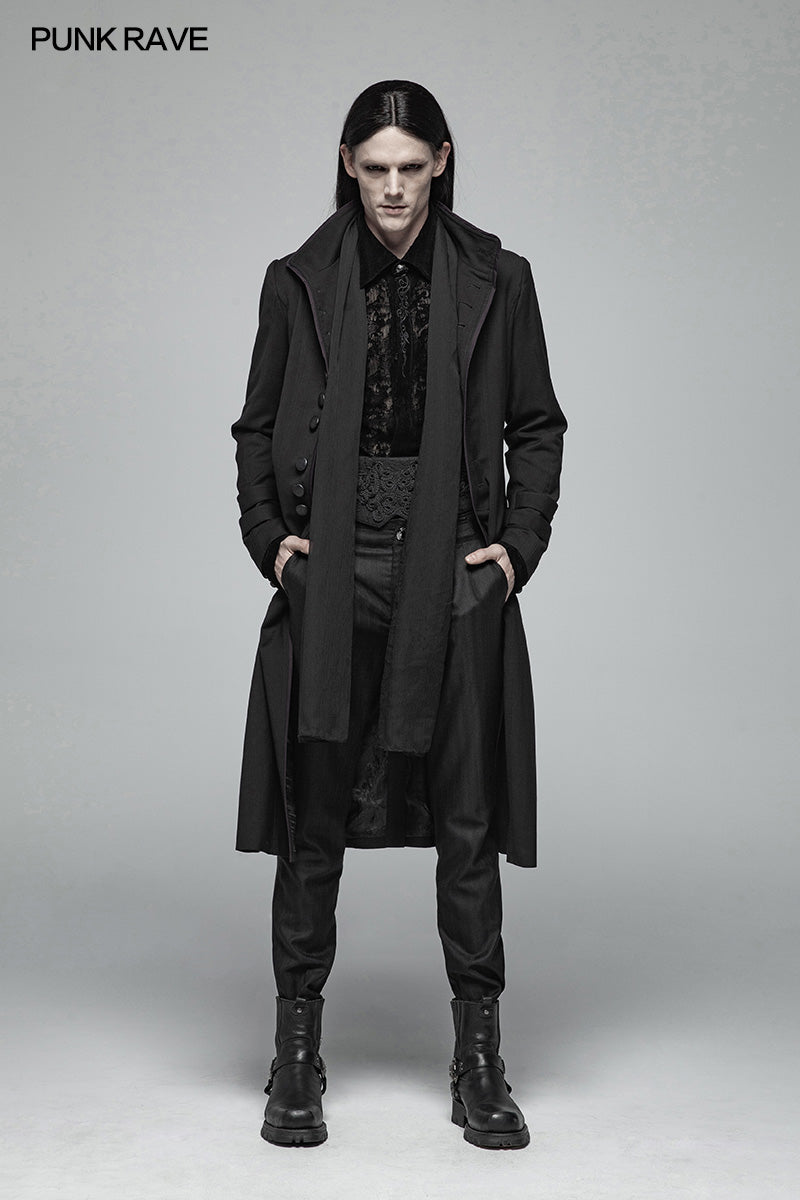 OK-362 Men Simple Daily Wear Gothic Trousers