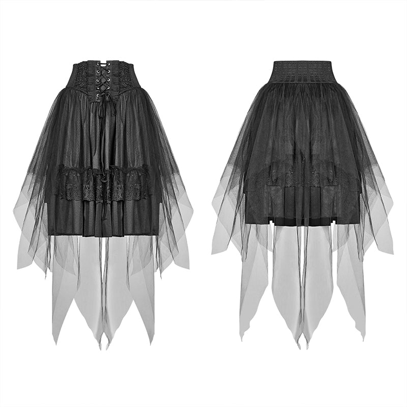 WLQ-091 Lolita Butterfly Mesh Half Skirt