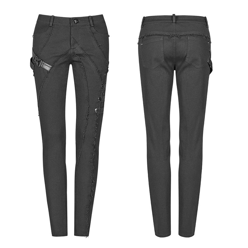 WK-345 Cyber Skinny Trousers For Women