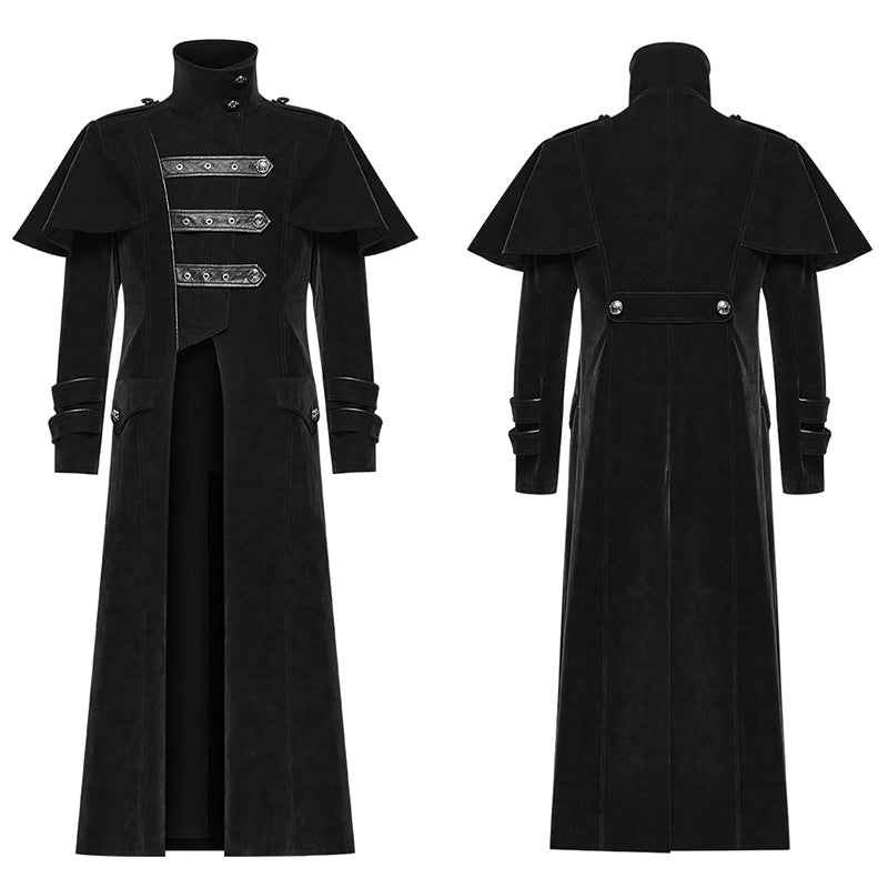 WY-1087XCM Cloak Military Uniform Long Coat