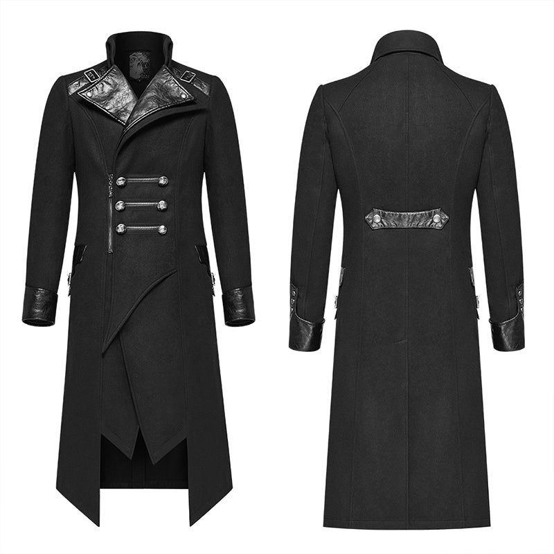 Y-791M Punk Worsted Long Coat