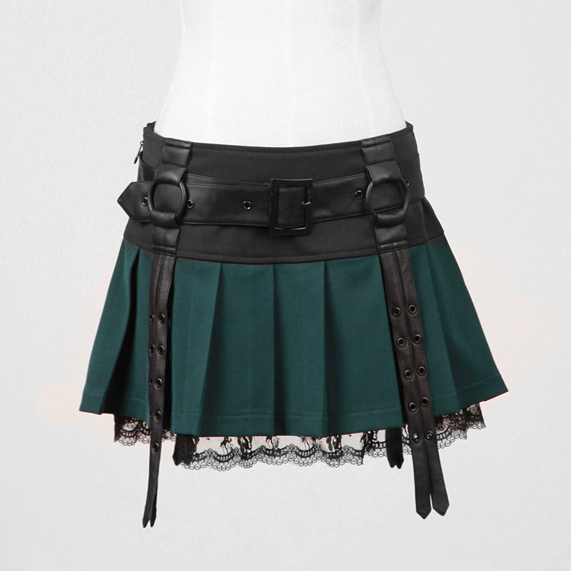 Q-220 Elegant Sexy Short Tight Mini Gothic Skirt