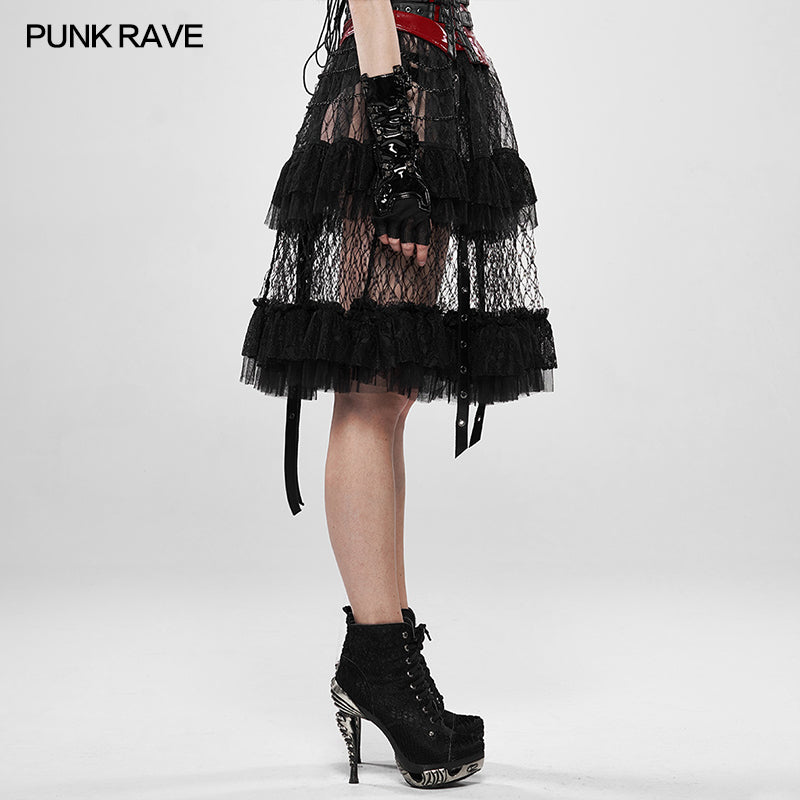 WLQ-095BQF Lolitas taboo cage skirt