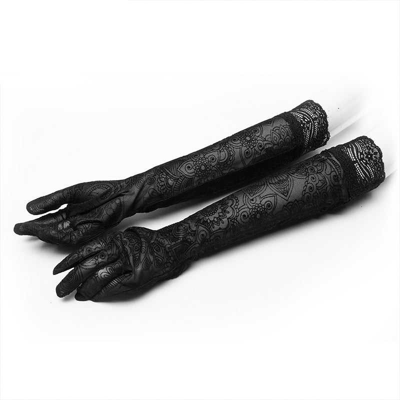 WS-392SSF Gothic daily lace mittens