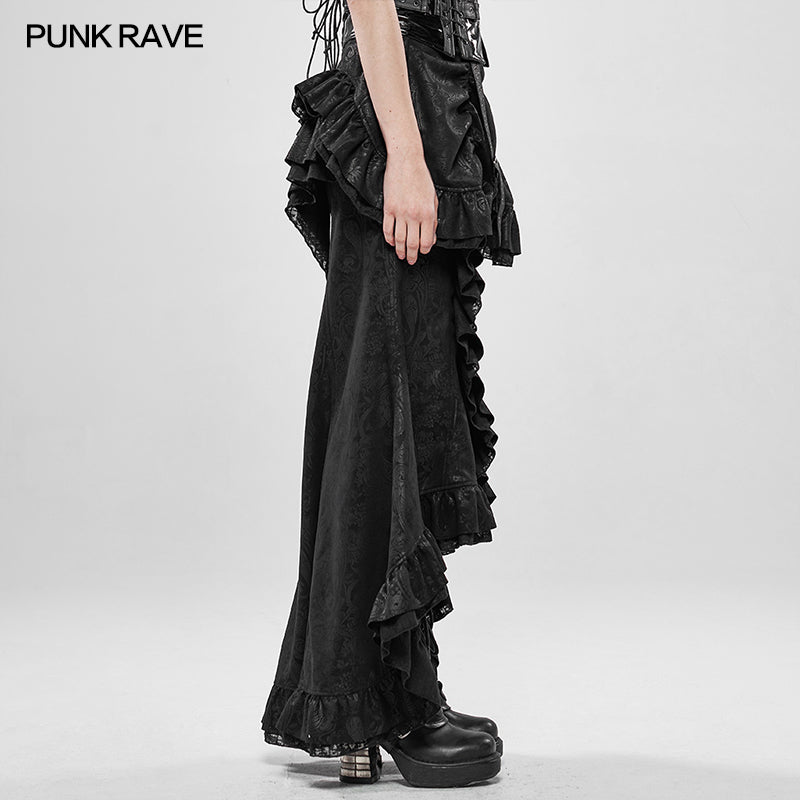 WQ-441BQF Steampunk Gorgeous Noble Fishtail Skirt