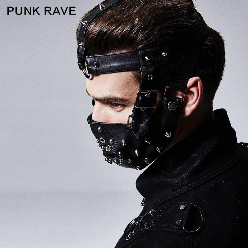 S-158 New Design Men Rivet Mask Accessories