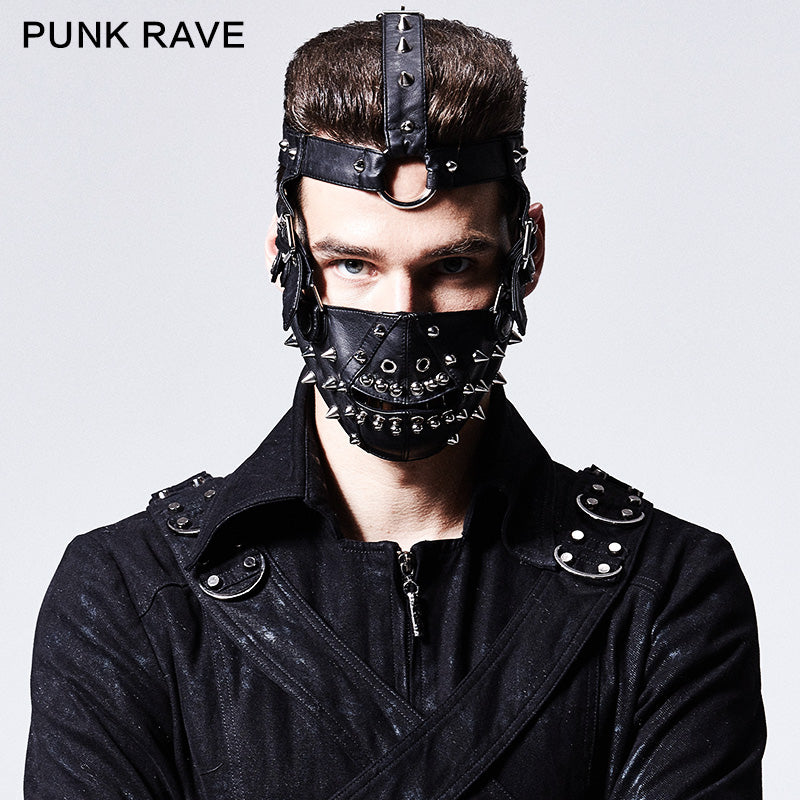 S-158 New Design Men Rivet Mask Accessories