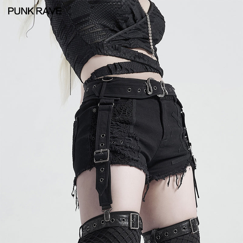 WS-418YDF Punk female strap belt loop