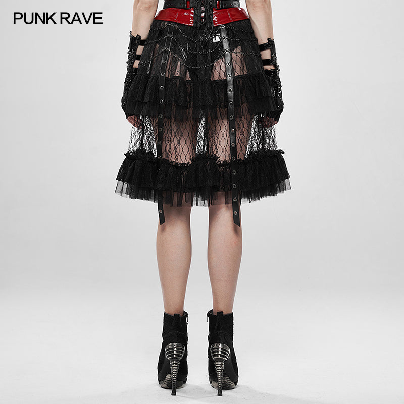 WLQ-095BQF Lolitas taboo cage skirt