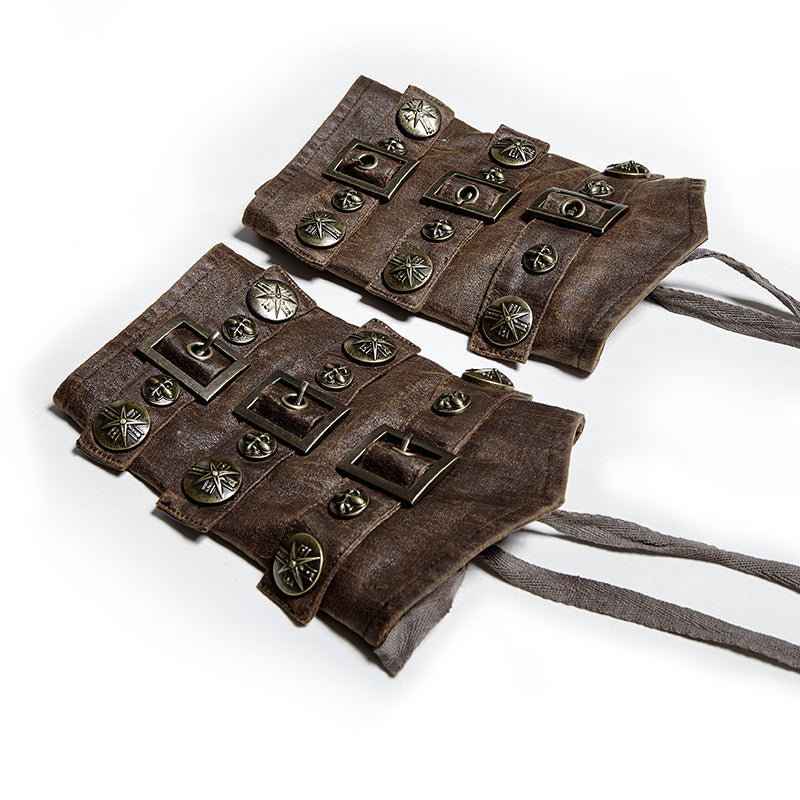 S-200 Dark brown Adjustable Strap Steampunk Armor Sets Accessories