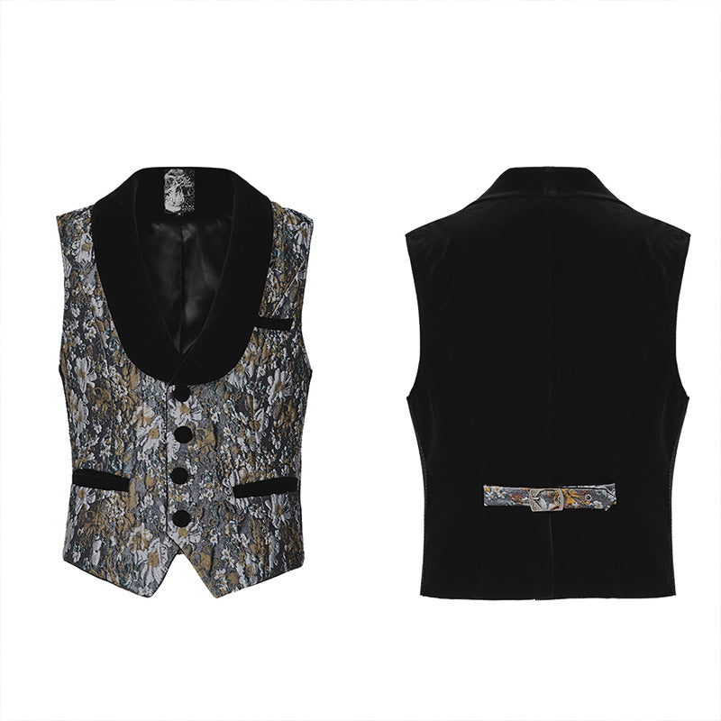 WY-1265 Vintage gothic waistcoat