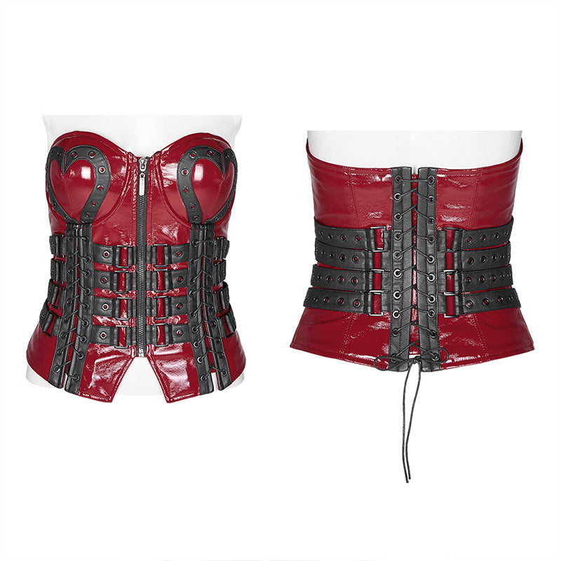 WY-1115SYF Love and Imprisonment Heavy Metal Heart-Shaped Corset