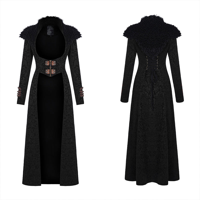 WY-1208LCF Steampunk warm  long coats