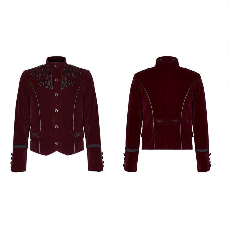 WY-1269LDM Exquisitely embroidered gothic jacket