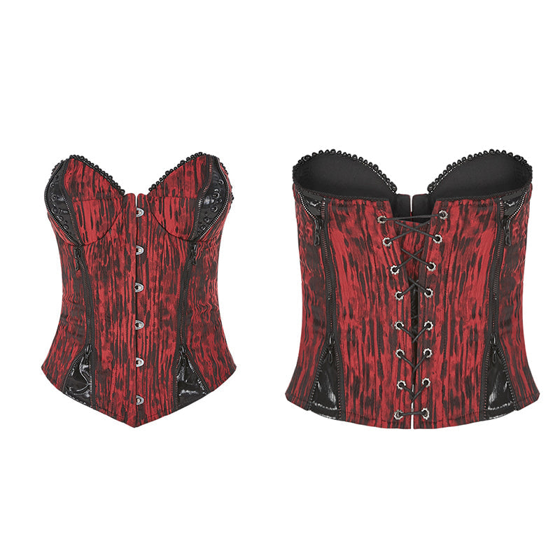 WY-1241SYF Goth Mottled Beaded Waist Seal Coset