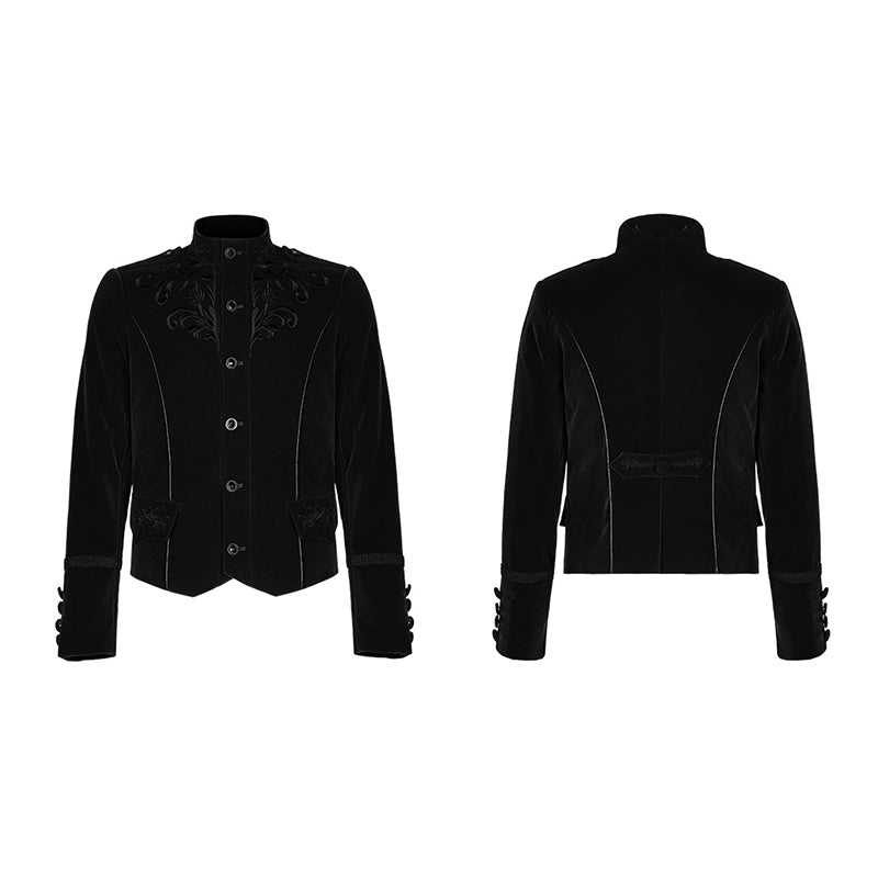 WY-1269LDM Exquisitely embroidered gothic jacket