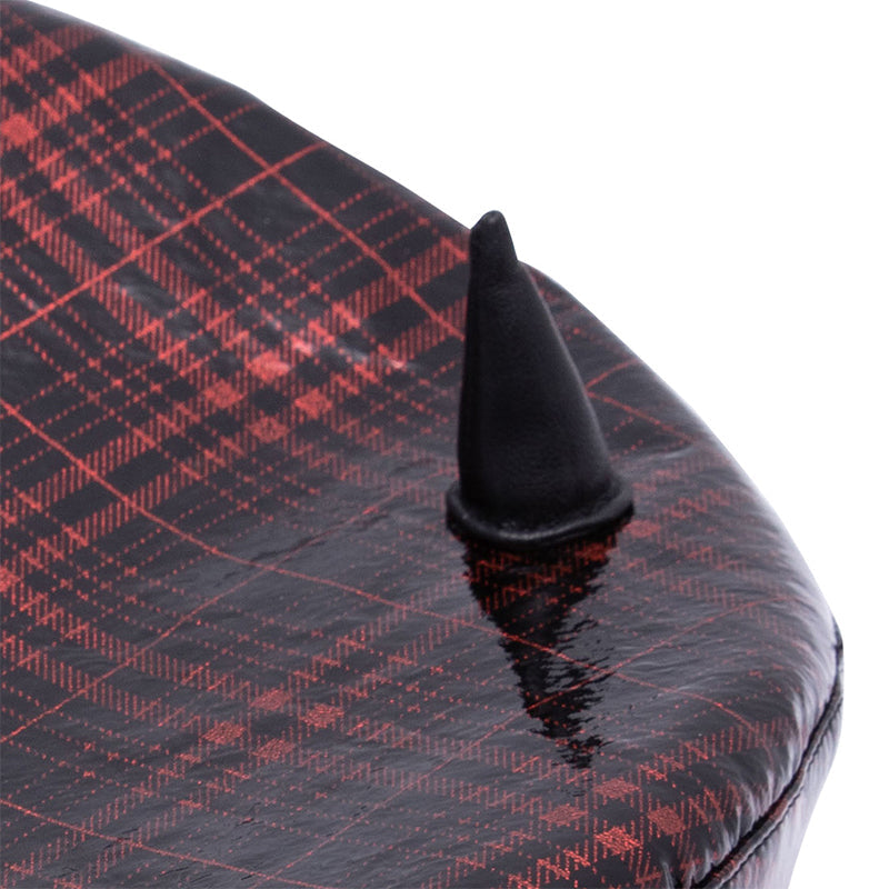 OPS-176DQF Plaid Little Demon Beret