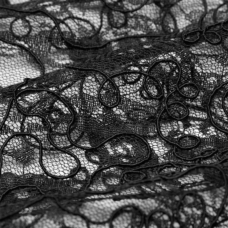 WS-408YDF Gothic lace mesh belt