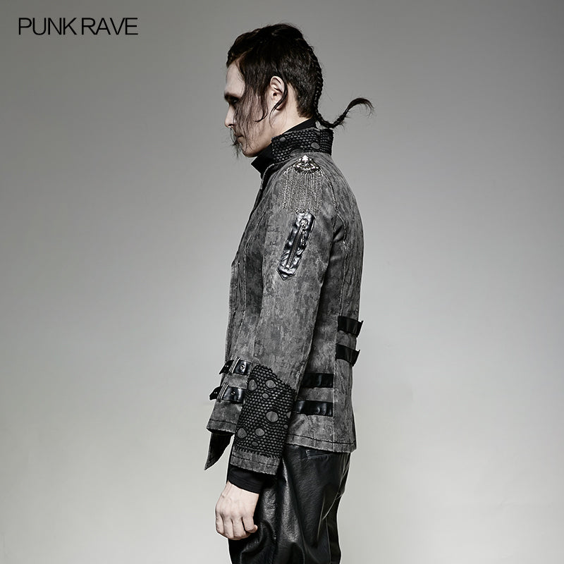 Y-306 Fashion Handsome Popular Military Punk Coat