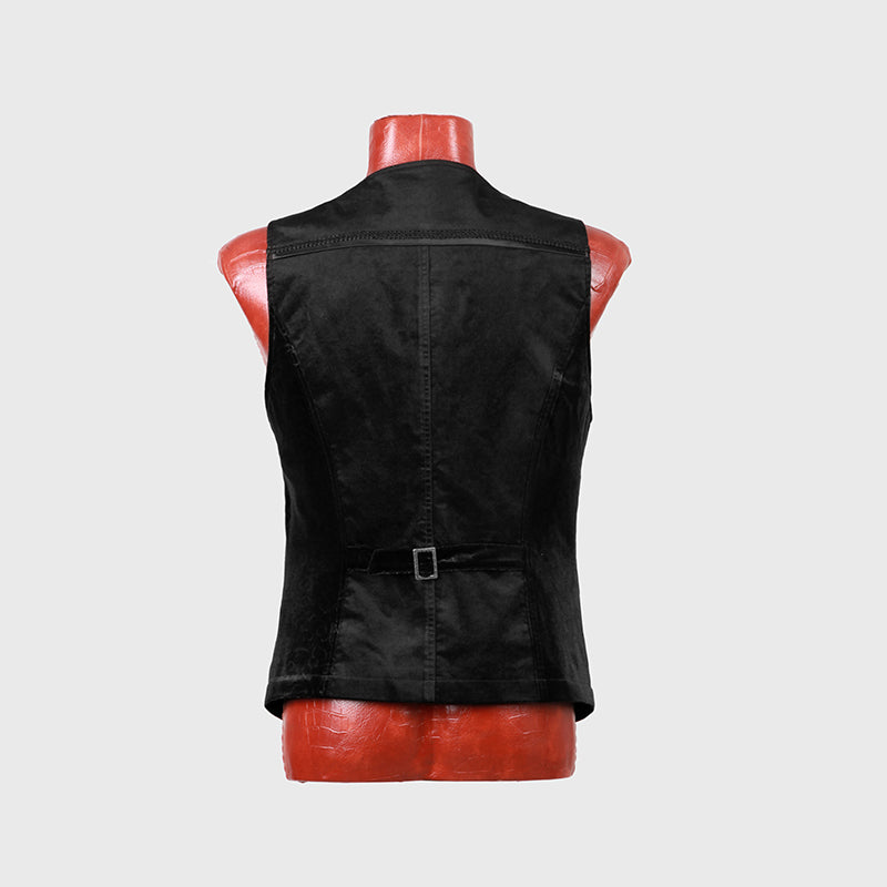 Y-481 Latest black Fashion Noble Punk Vest