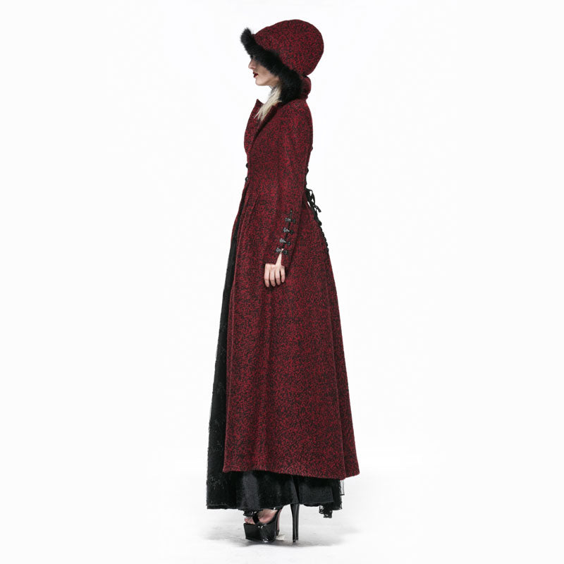 Y-554 Woolen Fabric Victorian Gothic Trench Coats