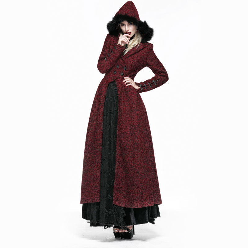 Y-554 Woolen Fabric Victorian Gothic Trench Coats