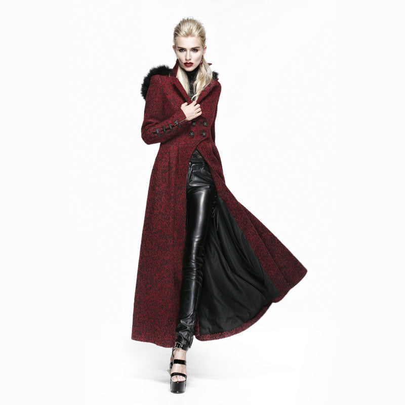 Y-554 Woolen Fabric Victorian Gothic Trench Coats