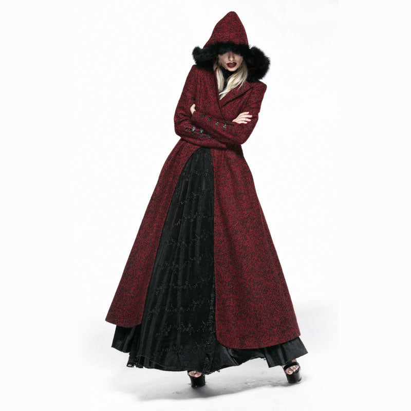 Y-554 Woolen Fabric Victorian Gothic Trench Coats