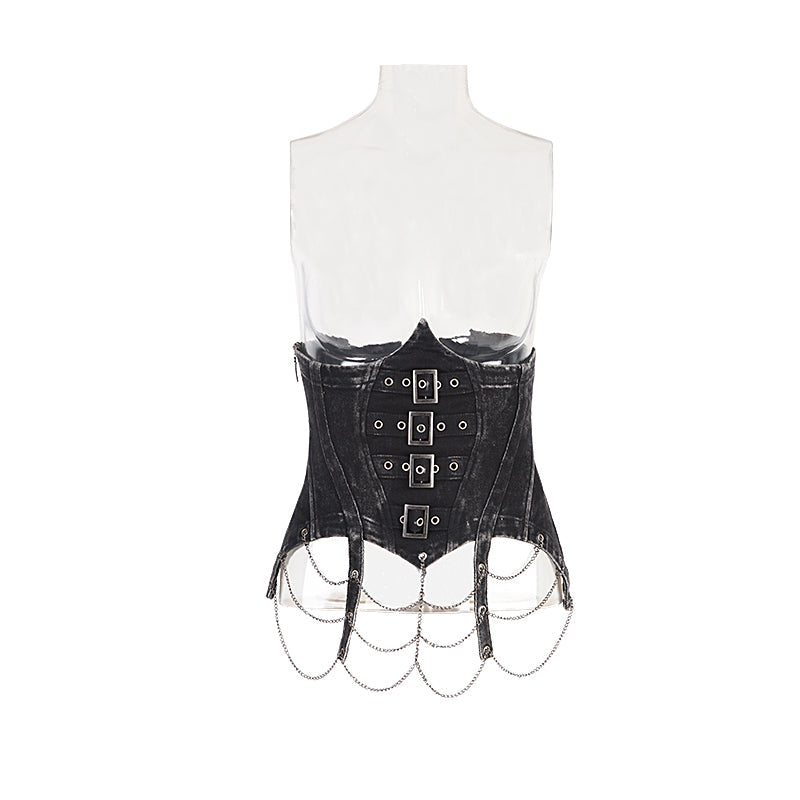 Y-578 Tight Multi-dividing Sexy Punk Accessories Corset For Women