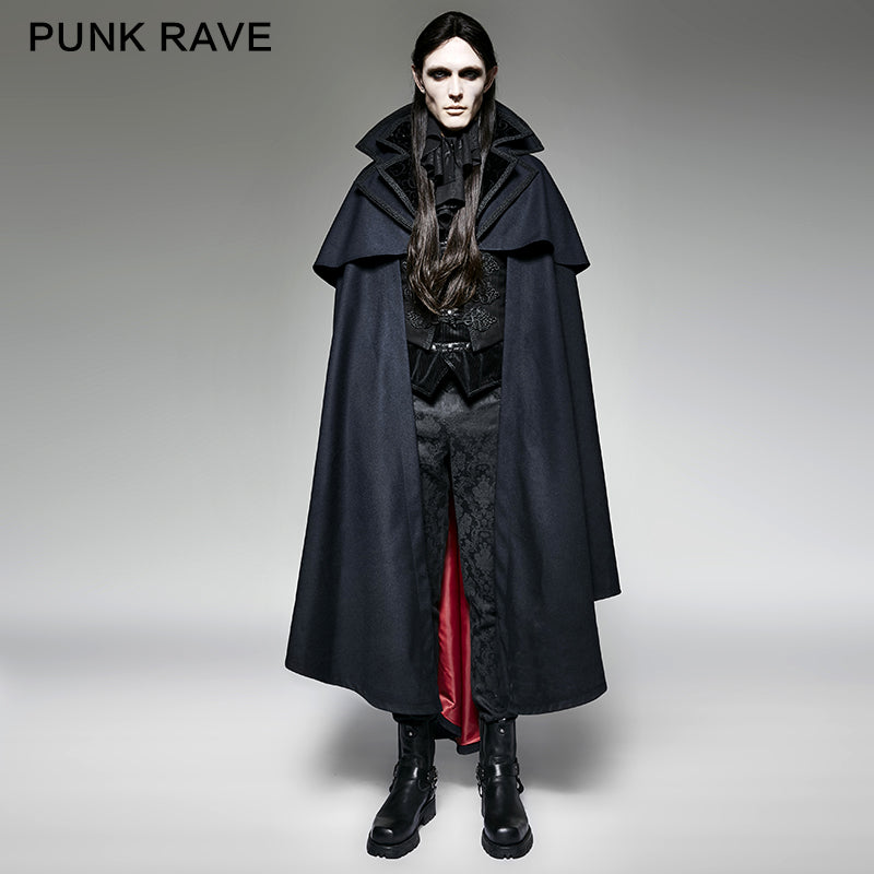 Y-709 Luxury Gothic Trench Coats With Pattern Like Vampire Count Cape