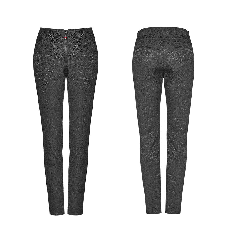 WK-351 Gothic Jacquard Trousers