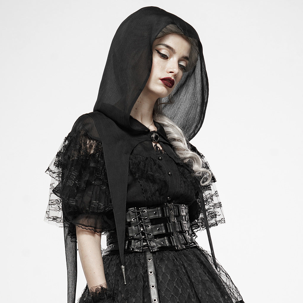 WLY-096 Dark Magic Lace Perspective Cloak