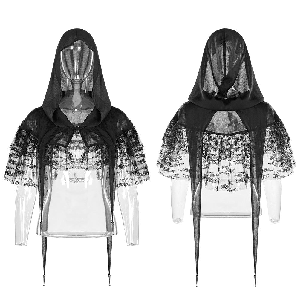 WLY-096 Dark Magic Lace Perspective Cloak